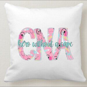 CNA Floral Throw Pillow Cover Flower Pillow Case